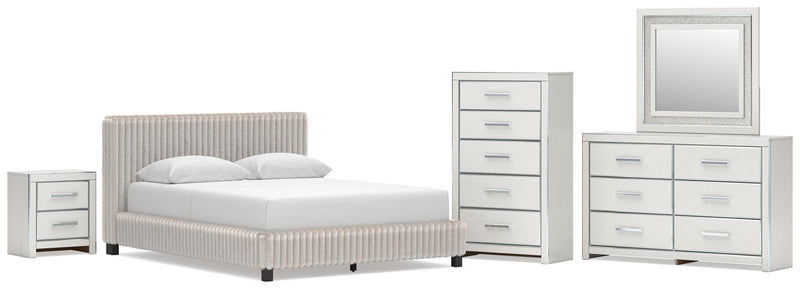 Zuraleus Upholstered Bed Bedroom Set
