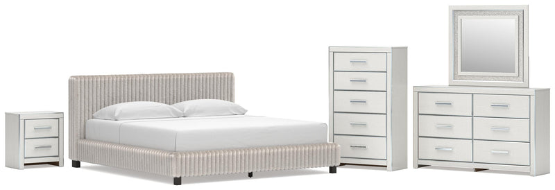 Zuraleus Upholstered Bed Bedroom Set