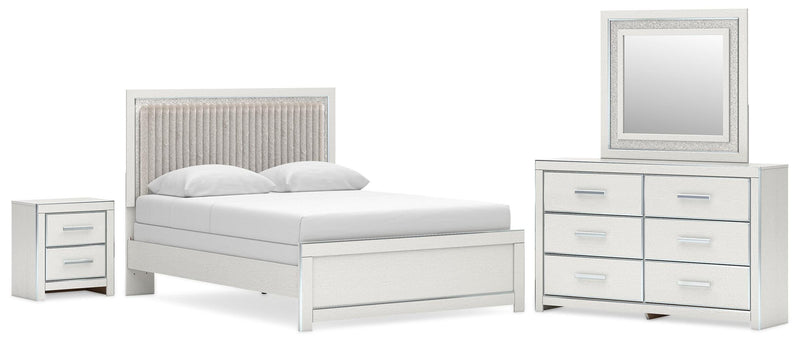 Zuraleus Upholstered Panel Bed Bedroom Set