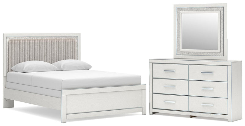 Zuraleus Upholstered Panel Bed Bedroom Set