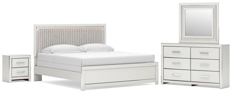 Zuraleus Upholstered Panel Bed Bedroom Set