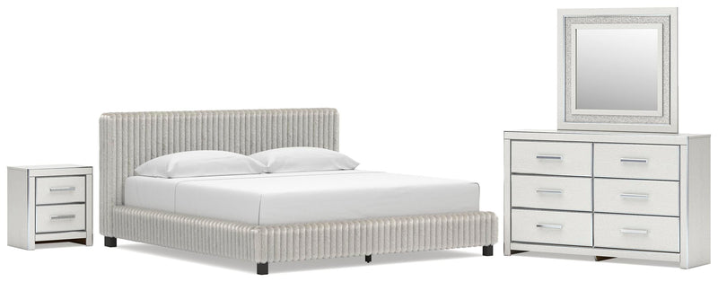Zuraleus Upholstered Bed Bedroom Set