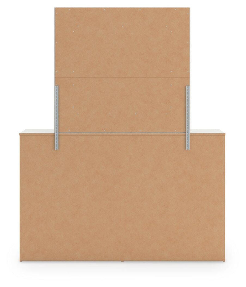 Zuraleus Upholstered Panel Platform Storage Bed Bedroom Set