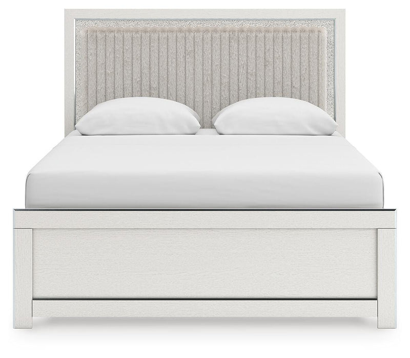 Zuraleus Upholstered Panel Bed Bedroom Set