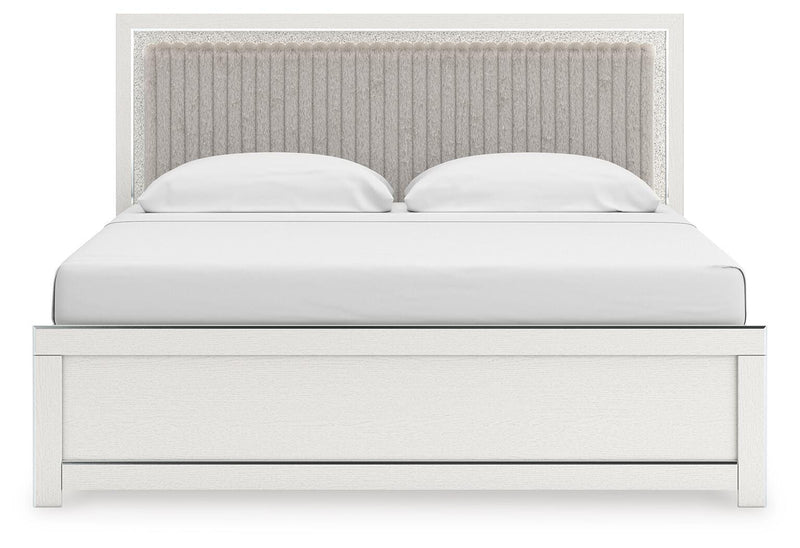 Zuraleus Upholstered Panel Bed Bedroom Set