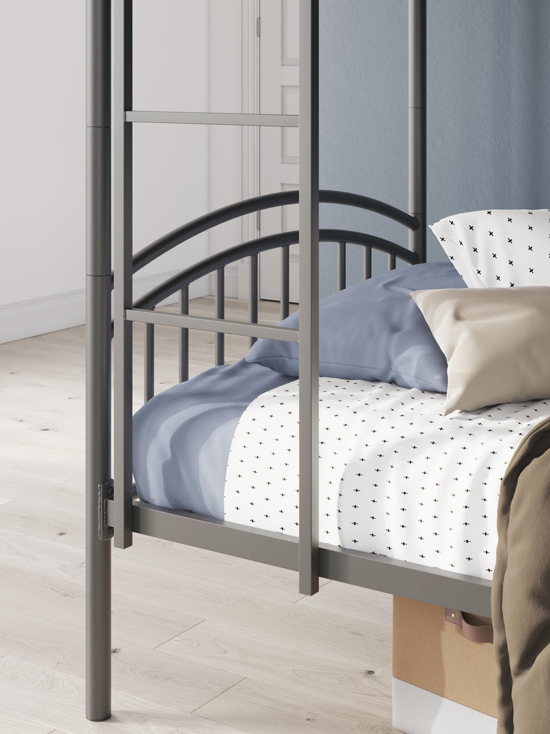 Hilletran Twin/Twin Bunk Bed w/Ladder