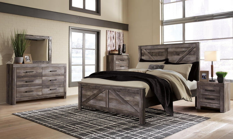 Wynnlow Crossbuck Panel Bed Bedroom Set