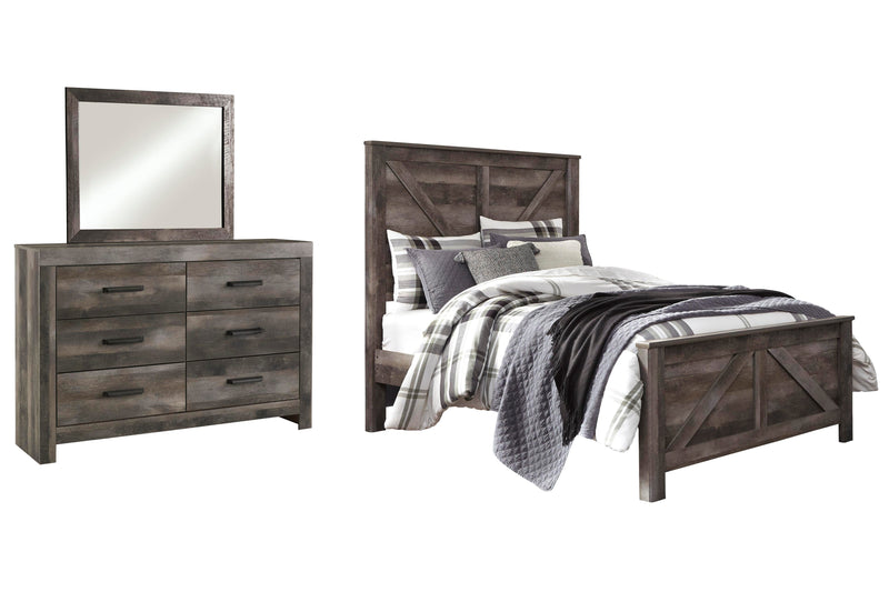 Wynnlow Crossbuck Panel Bed Bedroom Set