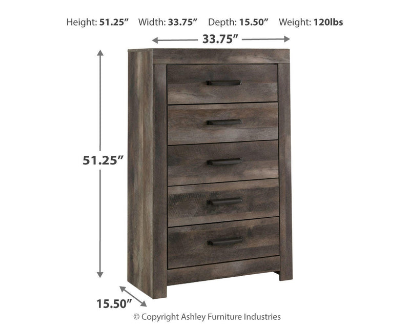 Wynnlow Crossbuck Panel Bed Bedroom Set