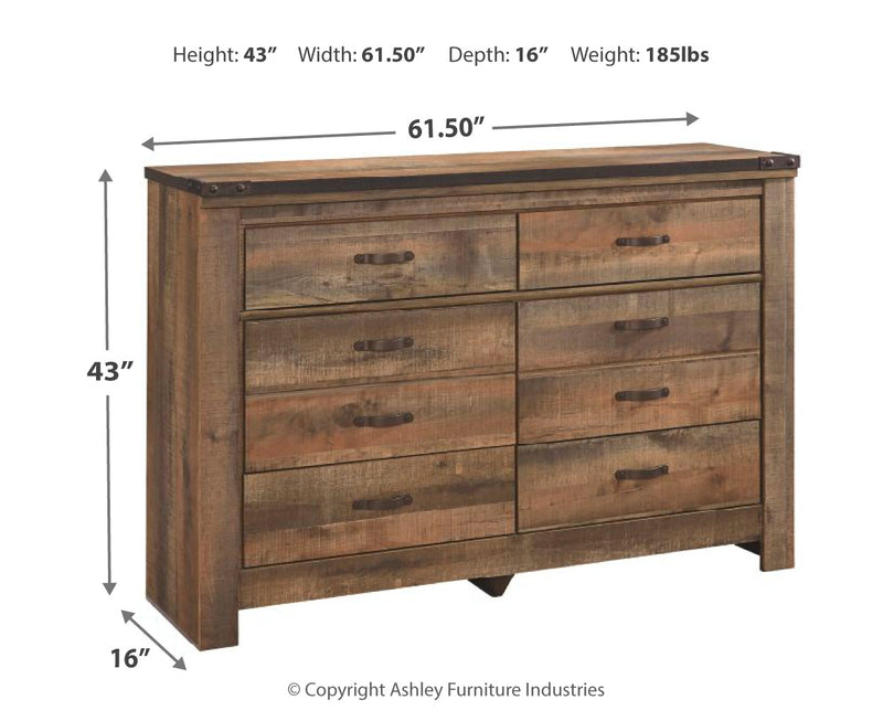 Trinell Six Drawer Dresser