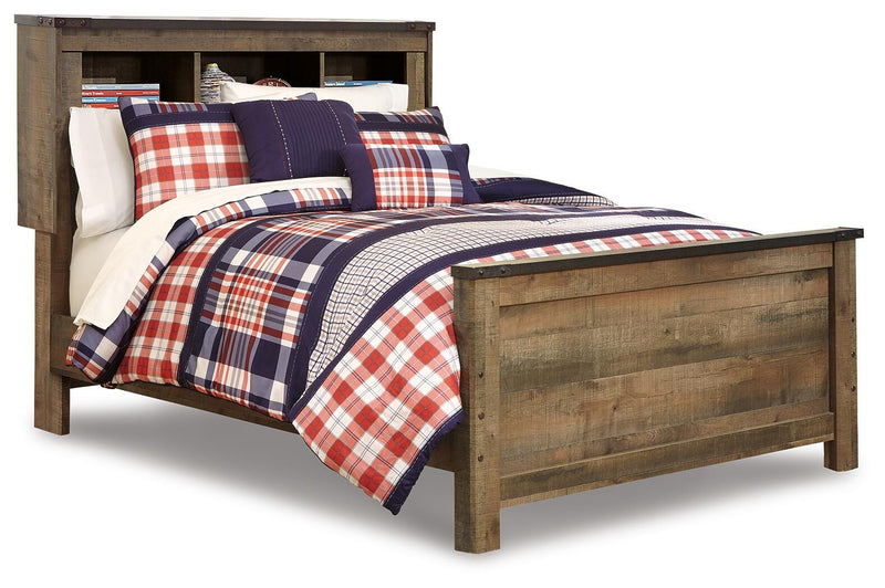 Trinell Bookcase Panel Bed