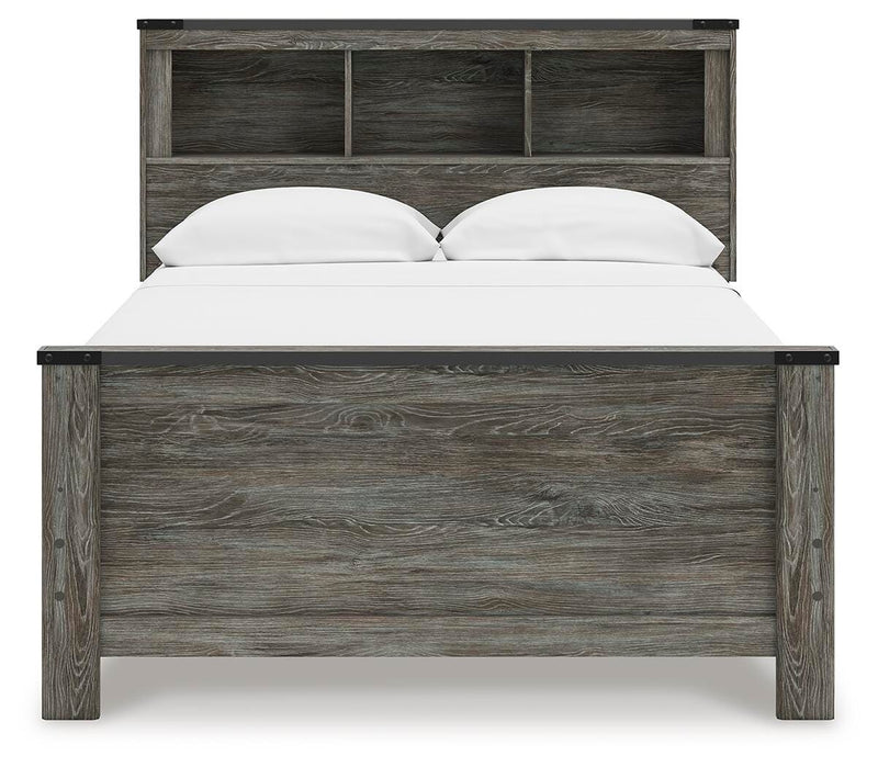 Frandern Bookcase Panel Bed