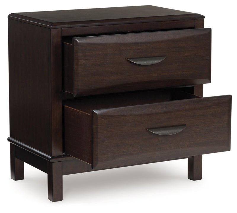 Mesa de Noche Vanmore con Dos Cajones