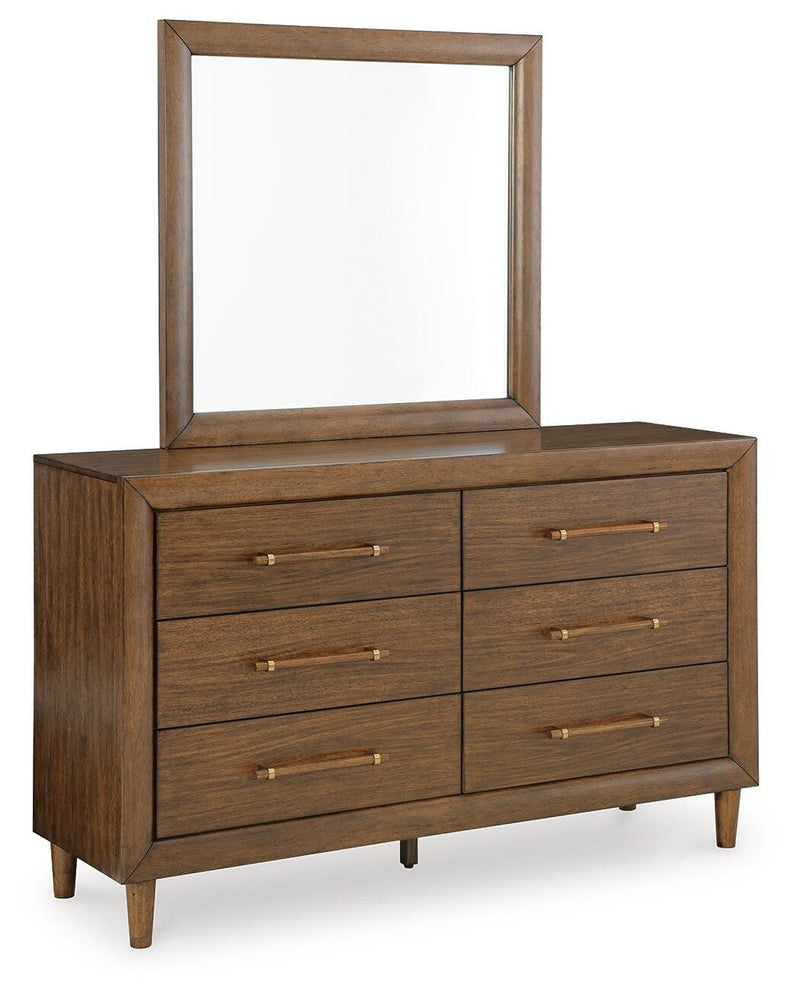 Juego de dormitorio de cama tapizada Lyncott