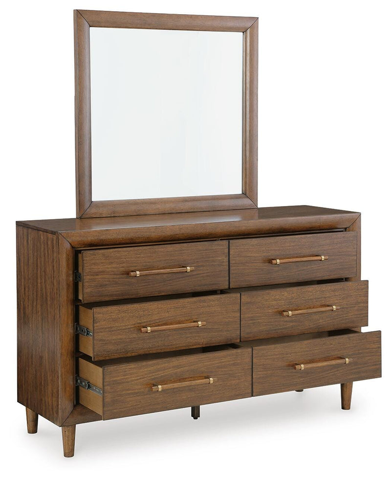Juego de dormitorio de cama tapizada Lyncott