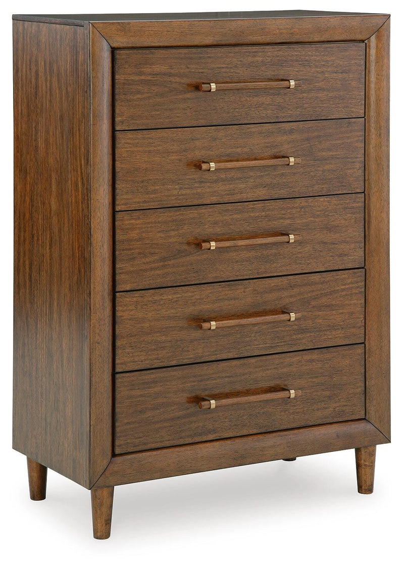 Juego de dormitorio de cama tapizada Lyncott