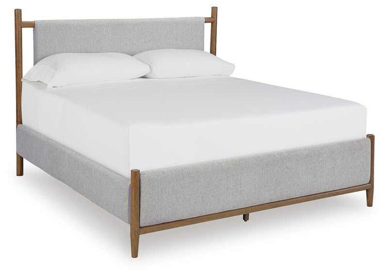 Juego de dormitorio de cama tapizada Lyncott