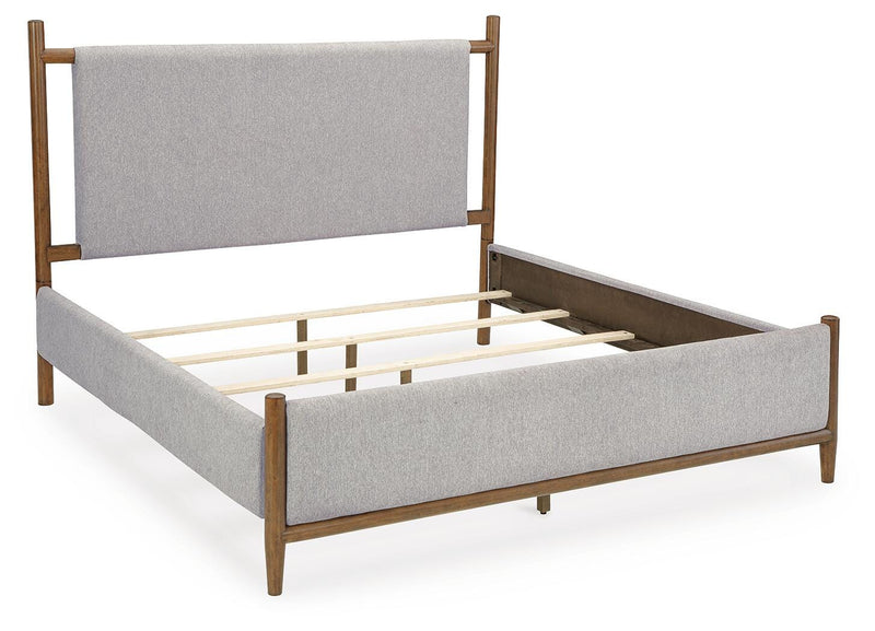 Juego de dormitorio de cama tapizada Lyncott