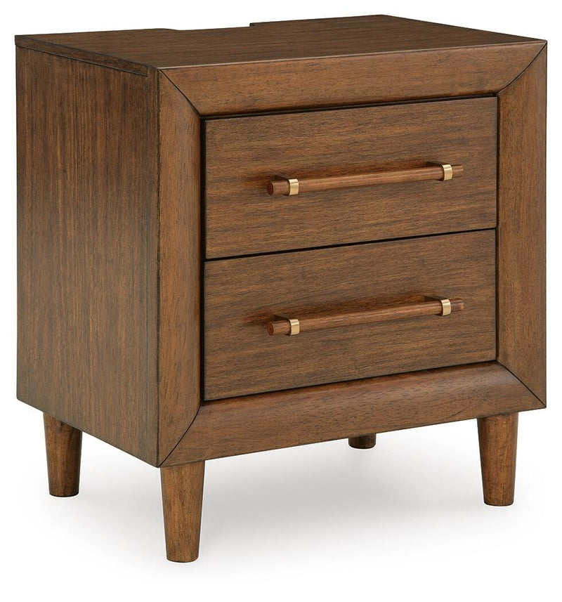 Juego de dormitorio de cama tapizada Lyncott