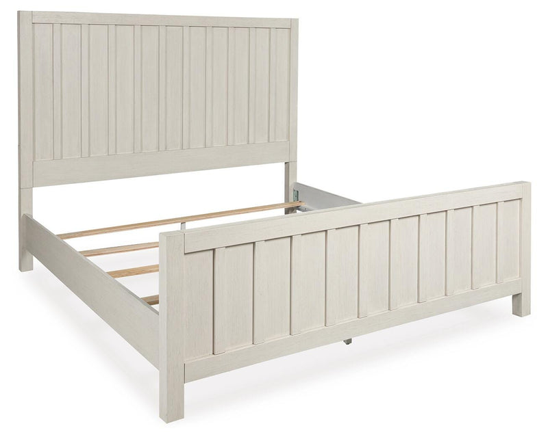 Juego de dormitorio de cama con paneles Shaybrock