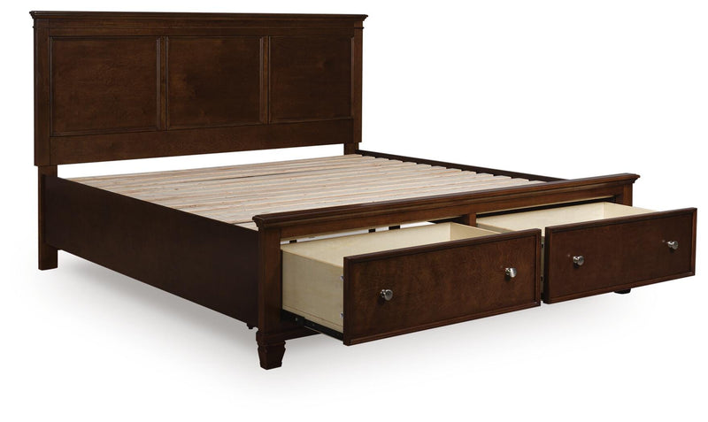 Danabrin Panel Storage Bed