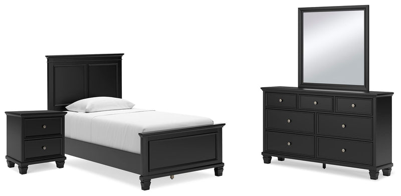 Lanolee Panel Bed Bedroom Set