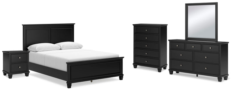 Lanolee Panel Bed Bedroom Set