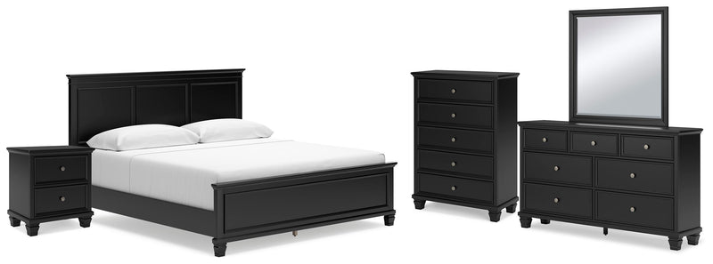Lanolee Panel Bed Bedroom Set