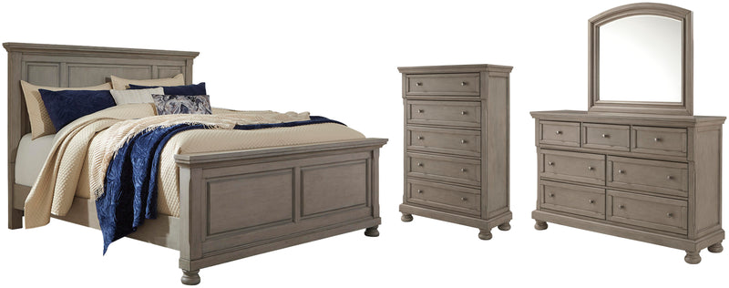 Lettner Panel Bed Bedroom Set
