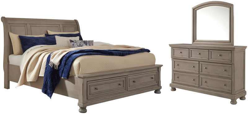 Lettner Sleigh Bed Bedroom Set