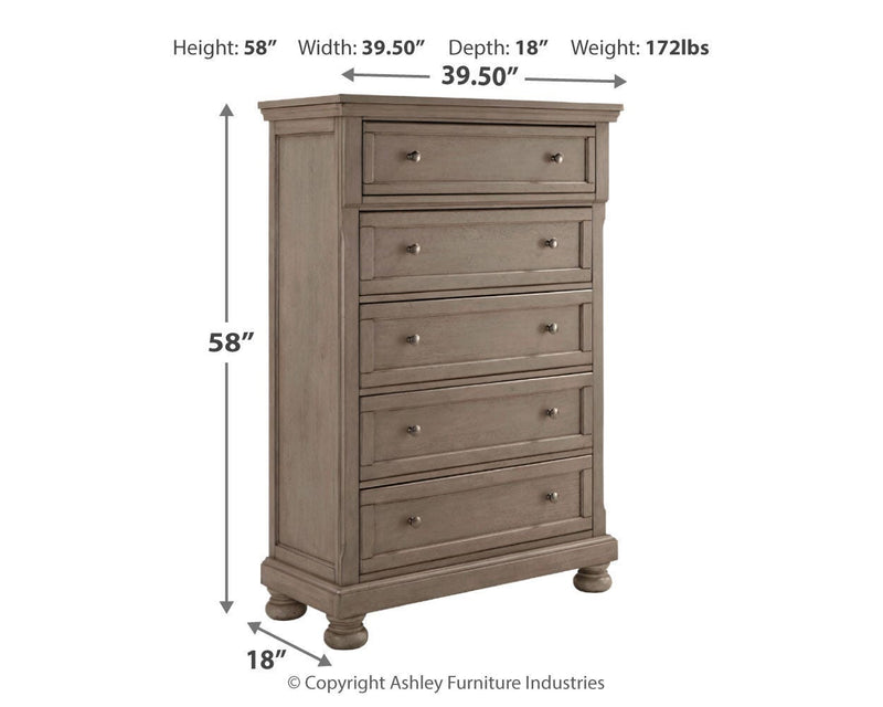 Lettner Panel Bed Bedroom Set