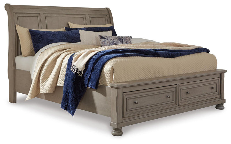 Lettner Sleigh Bed Bedroom Set