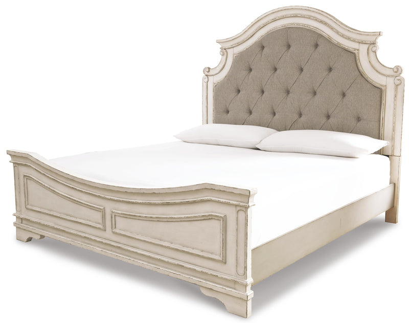 Realyn Upholstered Panel Bed Bedroom Set