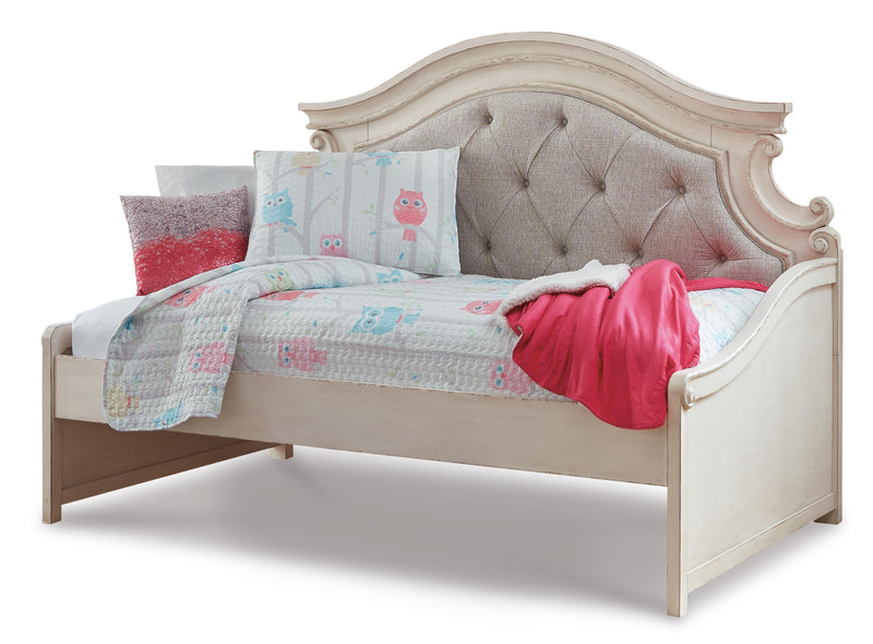 Cama de día Realyn con 1 cajón de almacenamiento grande