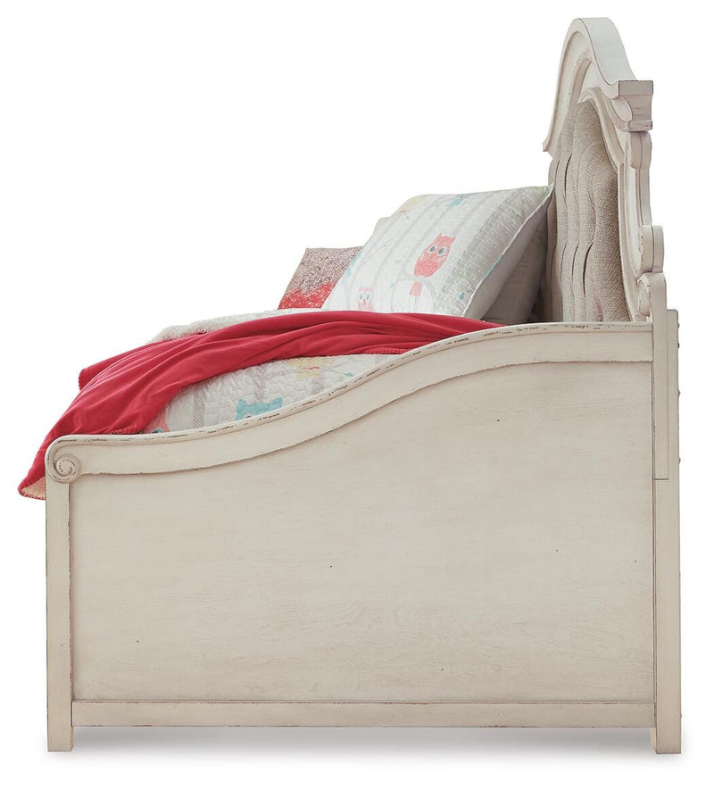 Cama de día Realyn con 1 cajón de almacenamiento grande