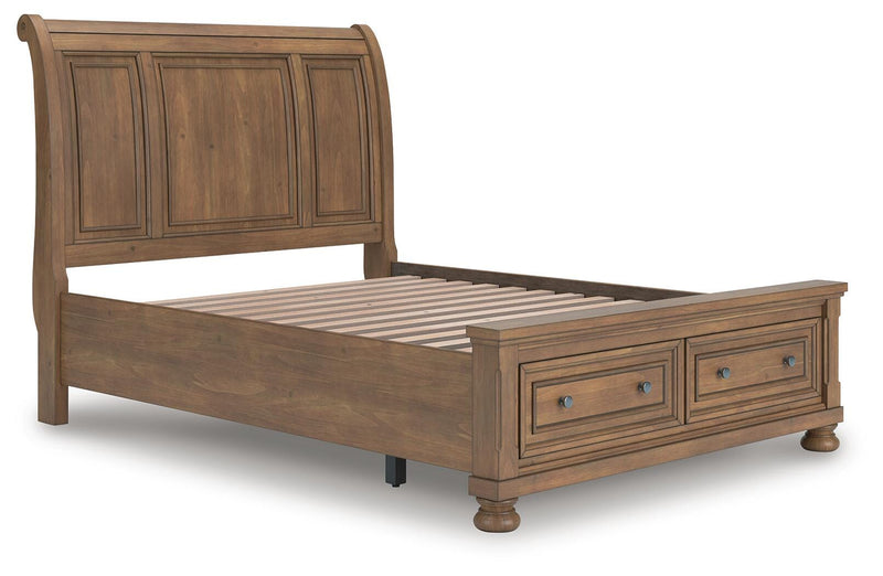 Vandenmore Storage Sleigh Bed