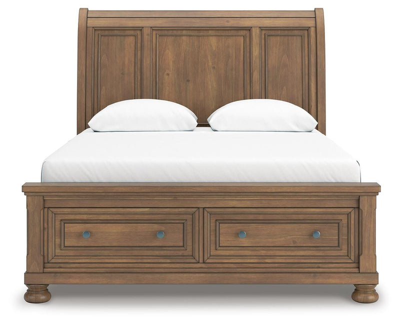 Vandenmore Storage Sleigh Bed