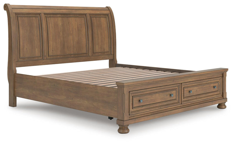 Vandenmore Storage Sleigh Bed