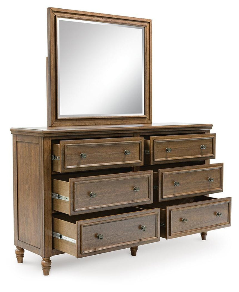 Juego de dormitorio con cama panel tapizada Sturlayne