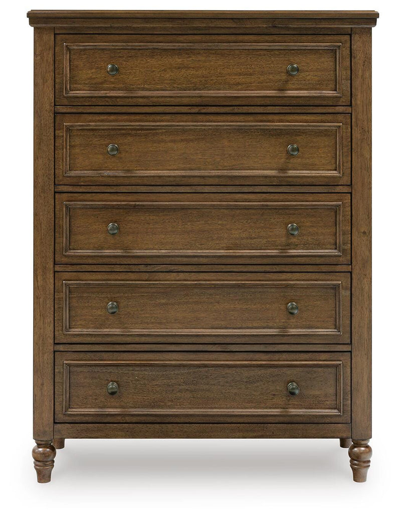 Juego de dormitorio con cama panel tapizada Sturlayne