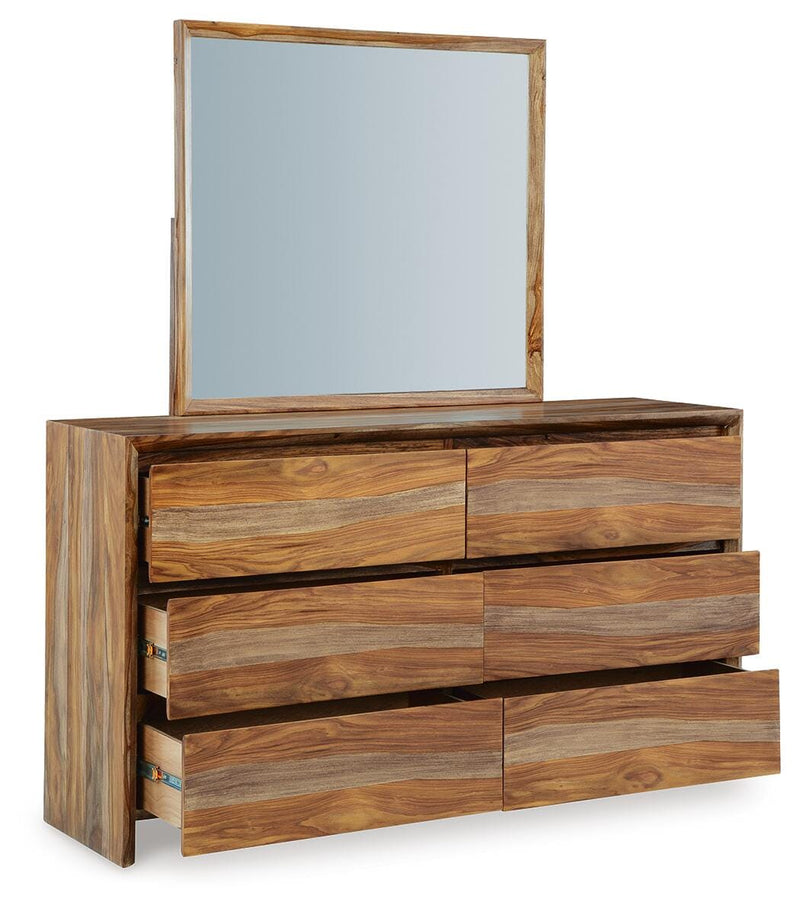 Dressonni Panel Bed Bedroom Set