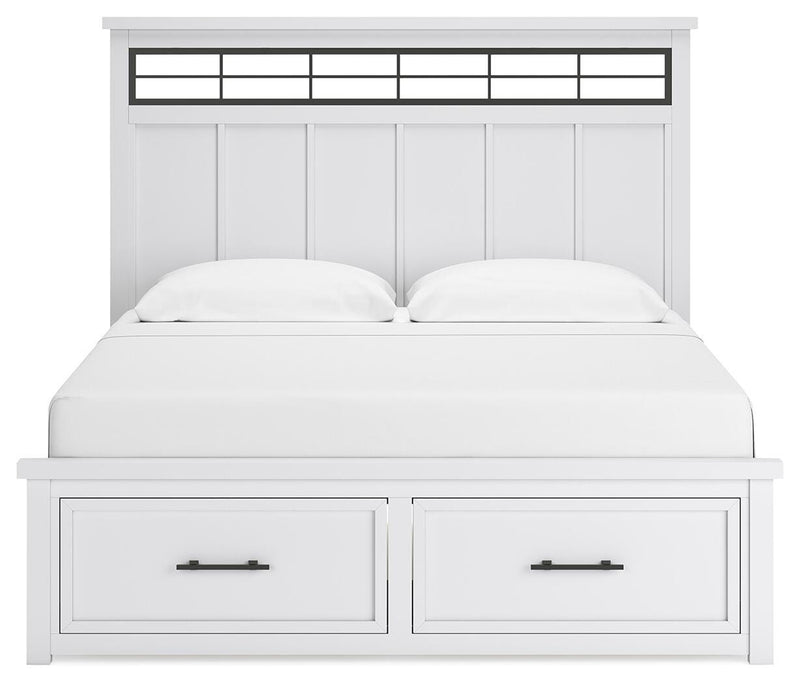 Ashbryn Panel Storage Bed Bedroom Set