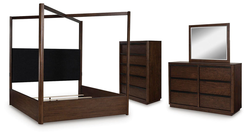 Dilenno Canopy Bed Bedroom Set