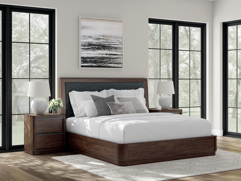 Kendamor Upholstered Panel Bed