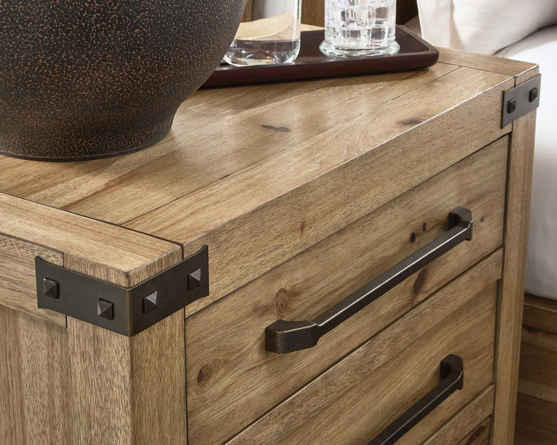 Ridgester Three Drawer Night Stand