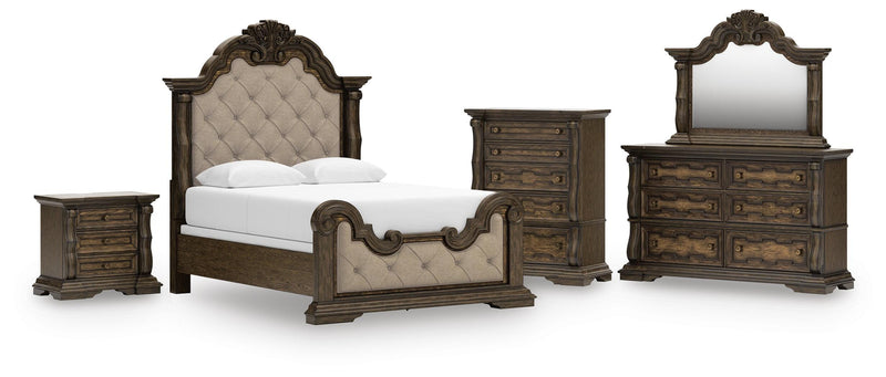 Juego de dormitorio de cama tapizada Maylee