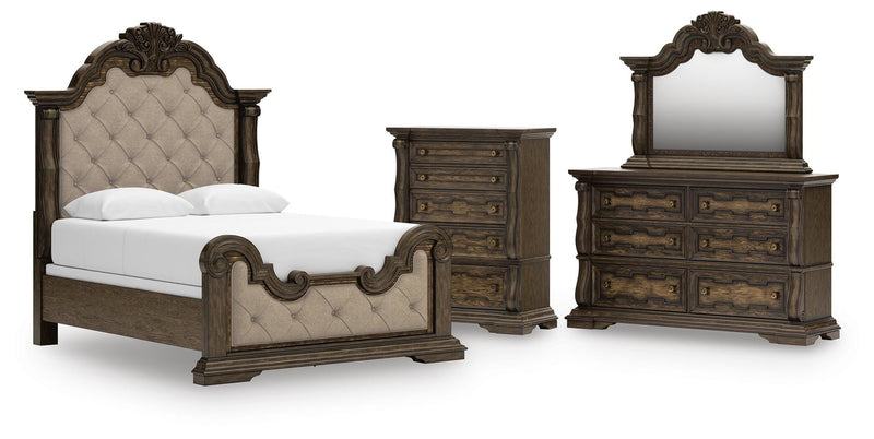 Juego de dormitorio de cama tapizada Maylee