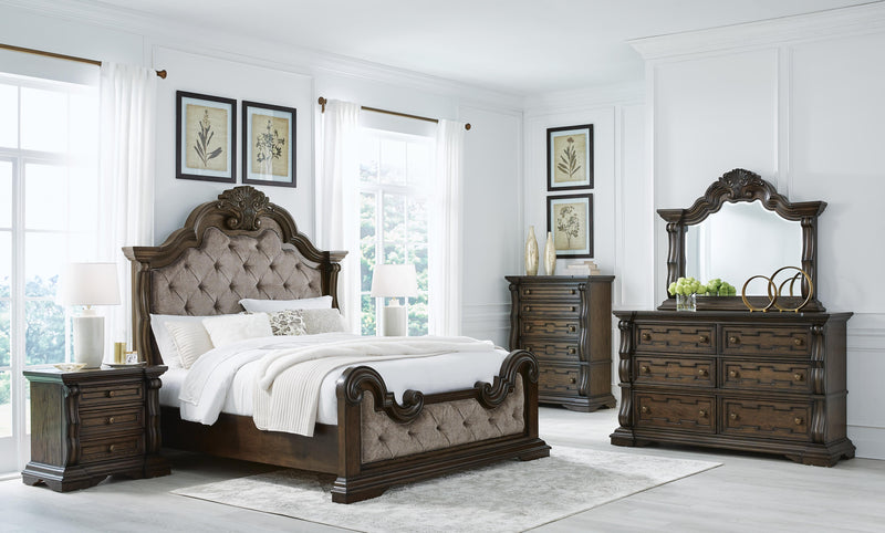 Juego de dormitorio de cama tapizada Maylee