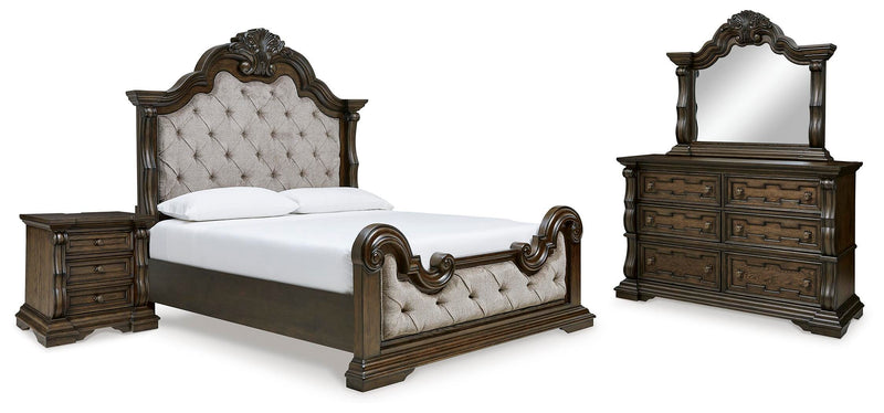 Juego de dormitorio de cama tapizada Maylee
