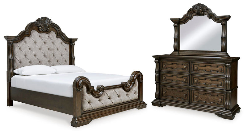 Juego de dormitorio de cama tapizada Maylee